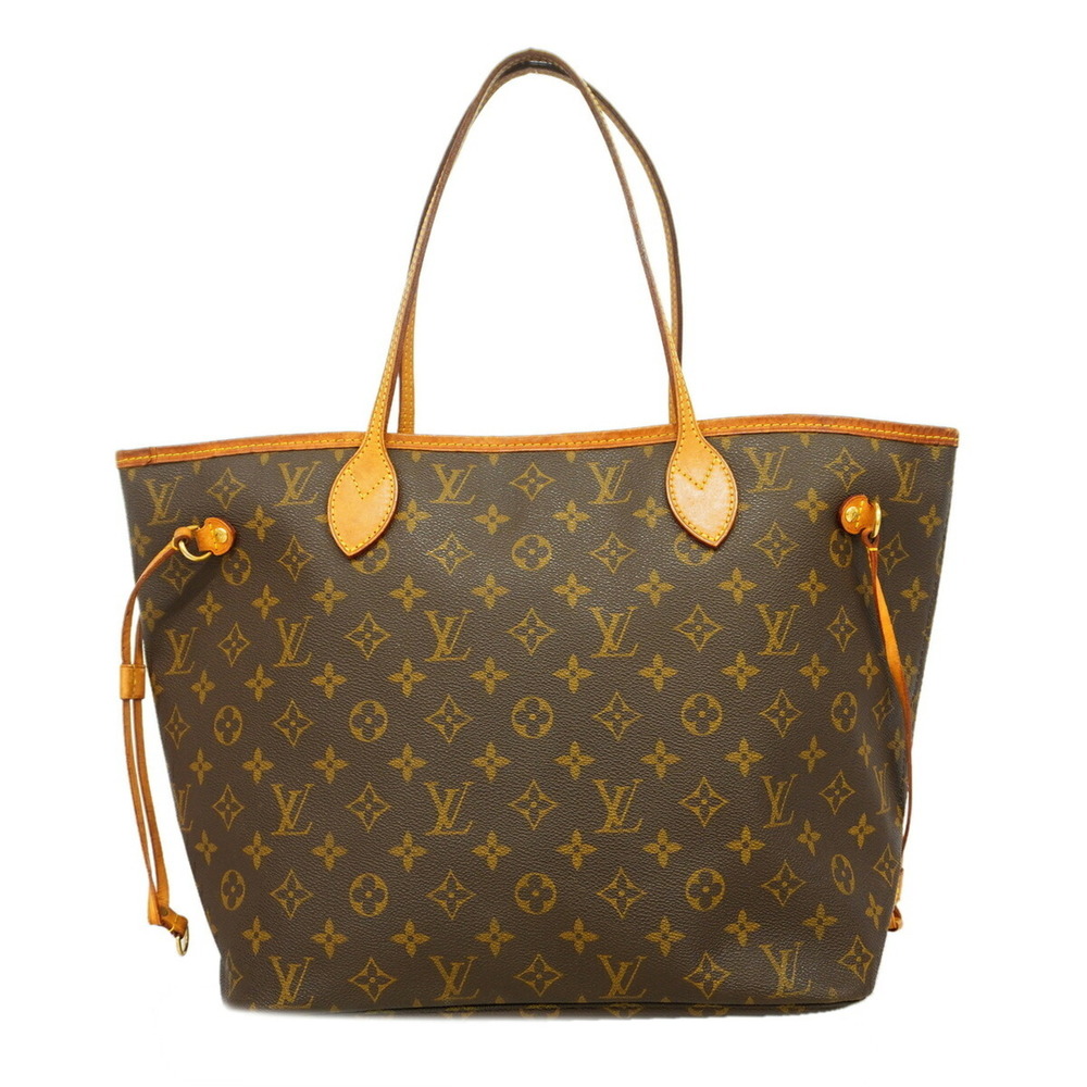 Louis Vuitton Monogram Neverfull MM Tote Bag M40156 Brown Women's OP027692
